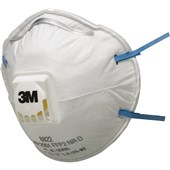 3M 8822 FFP2D Valved Cup-Shaped Disposable Masks (Pack 10)