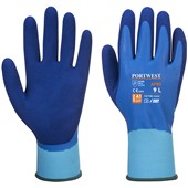 Portwest AP80 Waterproof Liquid Pro Grip Gloves with Latex Foam Coating - 13g