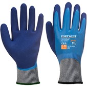 Portwest AP81 Liquid Pro HR Waterproof Cut D Grip Gloves - 13g