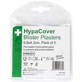 Blister Dressings Plaster - Pack 5 (6.8 x 4.3cm)