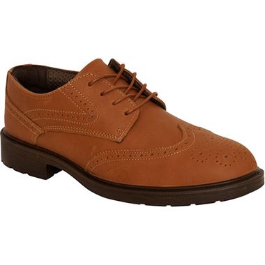 PSF CB503 Boron Contractor Tan Leather Brogue Safety Shoe S1PS FO SRC