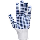 Portwest A110 Polka Dot White Work Gloves - 13g