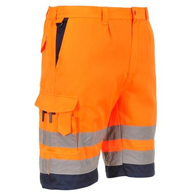 Portwest E043 Orange Hi Vis Shorts