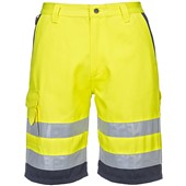Portwest E043 Yellow Hi Vis Shorts