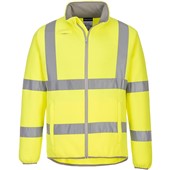 Portwest Planet EC70 Yellow Eco Friendly Hi Vis Fleece Jacket 