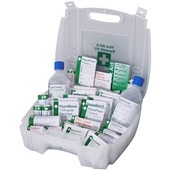 HSE 1-10 Person First Aid Kit with Eye Wash (2 x 500ml Eyewash)