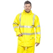 Portwest FR41 Yellow Sealtex Flame Waterproof Flame Resistant Anti Static Hi Vis Jacket