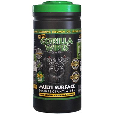 GREEN Biodegradable Gorilla Wipes (Tub of 80 Wipes) 1010TUBGREEN
