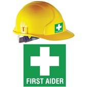 First Aider Helmet Sticker  