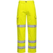 Portwest LW71 Yellow Polycotton Womens Hi Vis Trousers