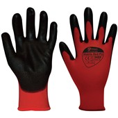 Polyco Matrix Red PU Grip Gloves MRP - 13g