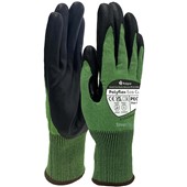 Polyco Polyflex PECT Eco Friendly Cut F Foamed Nitrile Coated Cut Gloves - 18g