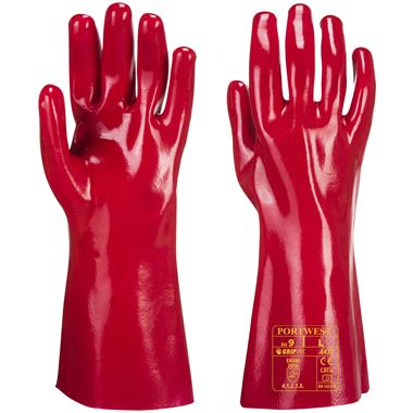 Portwest A435 PVC Gauntlet Gloves 35cm - 12g