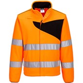 Portwest PW274 PW2 Orange Mesh Lined Hi Vis Fleece Jacket