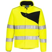 Portwest PW274 PW2 Yellow Mesh Lined Hi Vis Fleece Jacket