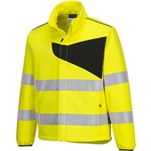Portwest PW275 PW2 Yellow/Black Hi Vis Softshell Jacket (2L)