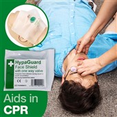 HypaGuard Resuscitation Face Shield with One Way Valve