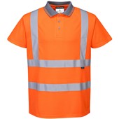 Portwest RT22 Orange Hi Vis Polo Shirt 