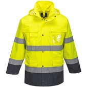 Portwest S162 Yellow/Navy Waterproof 3 in 1 Hi Vis Jacket