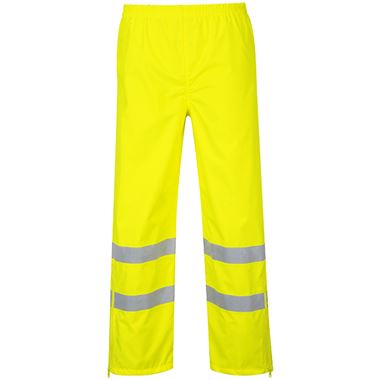 Portwest S487 Yellow Hi Vis Breathable Waterproof Trousers