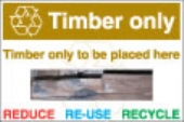 Timber Only foamex WALL 