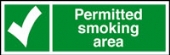 permitted smoking area