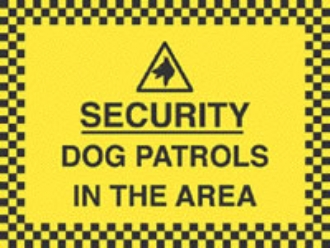 dog patrols in the area
