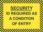 id required as a condition of entry 