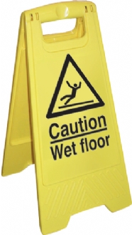 caution wet floor cleaning stand 