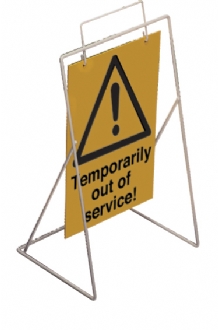 swing sign temporarily out of service  (sign only)
