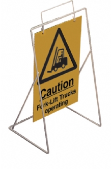 swing sign caution fork lift trucks op  (sign only)