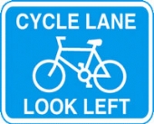 cycle lane without channel 