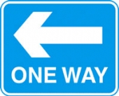 one way left with channel 