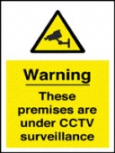 warning these premises are under cctv surveillance 