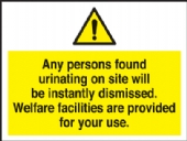 any persons found urinating 
