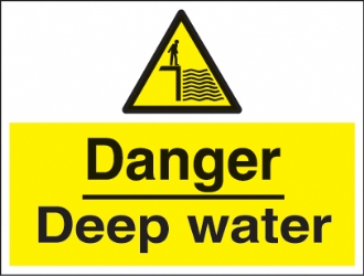 danger deep water c/w channel
