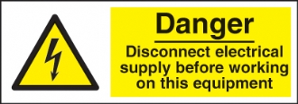 danger disconnect electrical 
