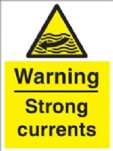 warning - strong currents 