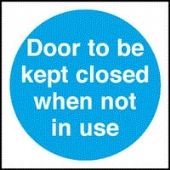 door to be kept closed 