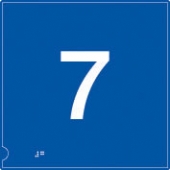 no.7 (white & blue) 