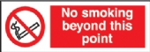 no smoking beyond this point 