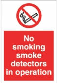 no smoking smoke detectors 