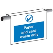 Paper waste only 