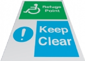 refuge point - keep clear 