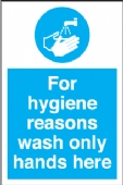 for hygiene reasons wash only 