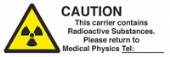 caution - carrier: radioactive substances 