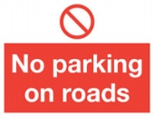 no parking on roads 