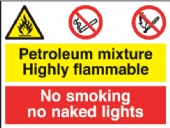 petroleum mixture/no smoking 