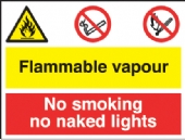 flammble vapour/no smoking 