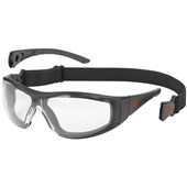 JSP Stealth Hybrid Clear Safety Glasses Google ASA450-151-102 - Anti-Scatch & Anti-Mist PremierShield Lens